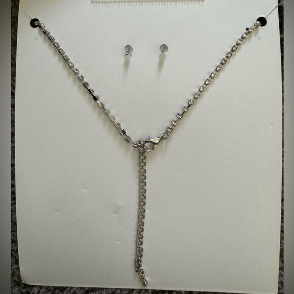 NEW Iridescent Necklace and Earring Set by Nicole Miller New York Occasion - Picture 6 of 6